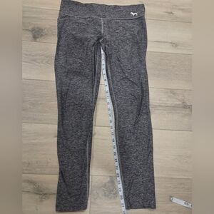 Charcoal PINK victoria's secret leggings